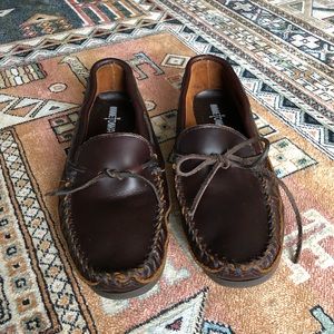 Men’s Minnetonka Double Bottom Hardsole Moccasins